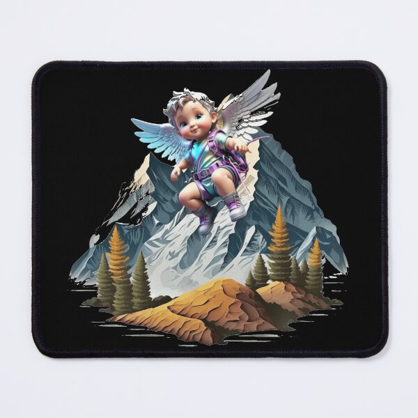 Item preview, Baby Cherub Rock Climbing designed and sold by DivineHaven.