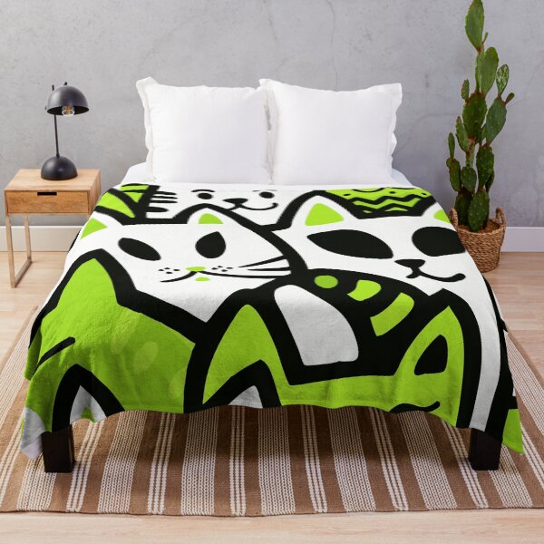 Item preview, Colorful Cat Chaos - Playful Pop Art Design designed and sold by Timegraf.
