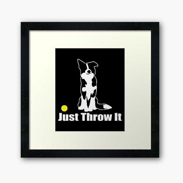 Item preview, Just Throw It Border Collie Dog | NickerStickers® on Redbubble designed and sold by NickerStickers.