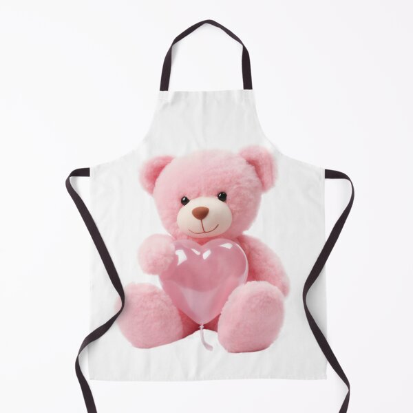 Item preview, Cute Pink Teddy Bear with Heart designed and sold by CuteopiaGallery.