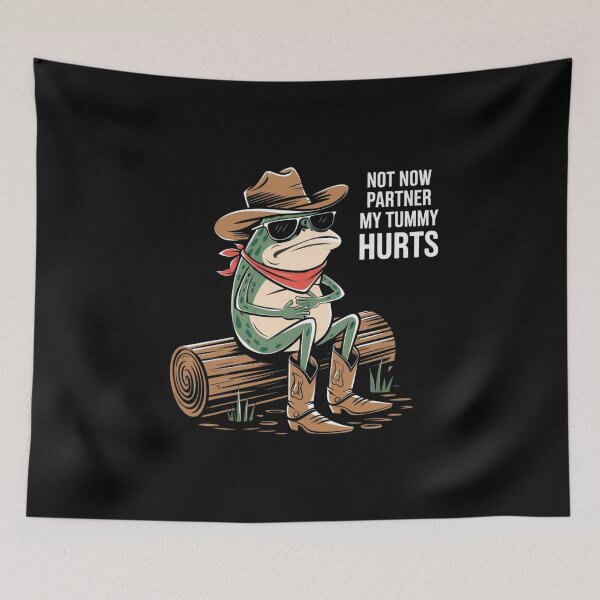 Item preview, Not now partner my tummy hurts designed and sold by Mateusz Majcherek.