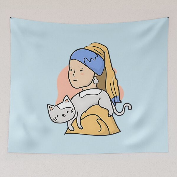 Item preview, Girl with a Pearl Earring Parody  designed and sold by Mariana Piana.