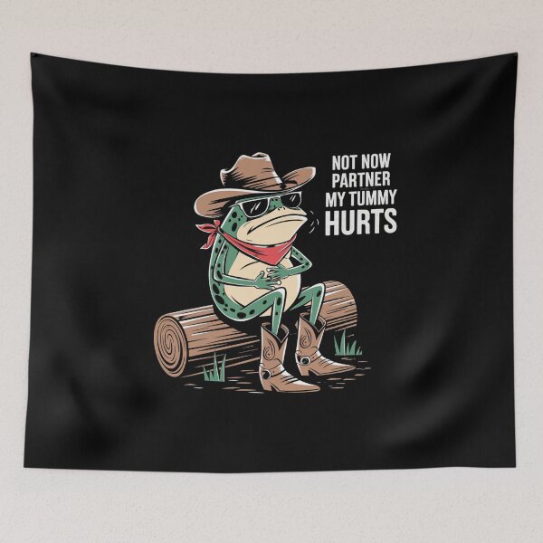 Item preview, Not now partner my tummy hurts designed and sold by Mateusz Majcherek.