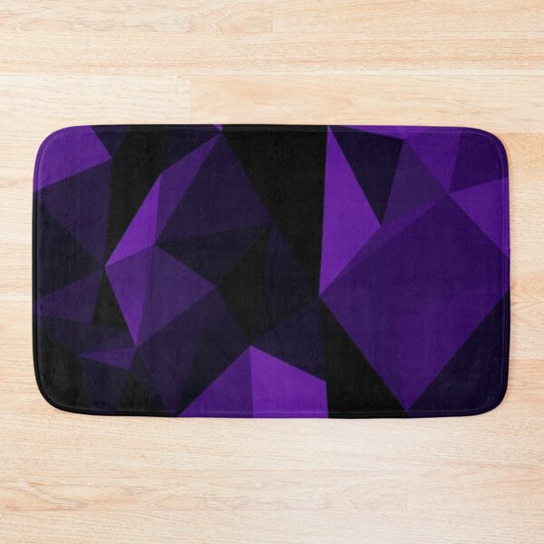 Item preview, Purple and Black polygonal pattern designed and sold by Cartoon Basketball.