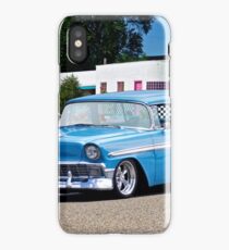 1956 Chevrolet 'True Blue' Nomad Wagon I iPhone Case