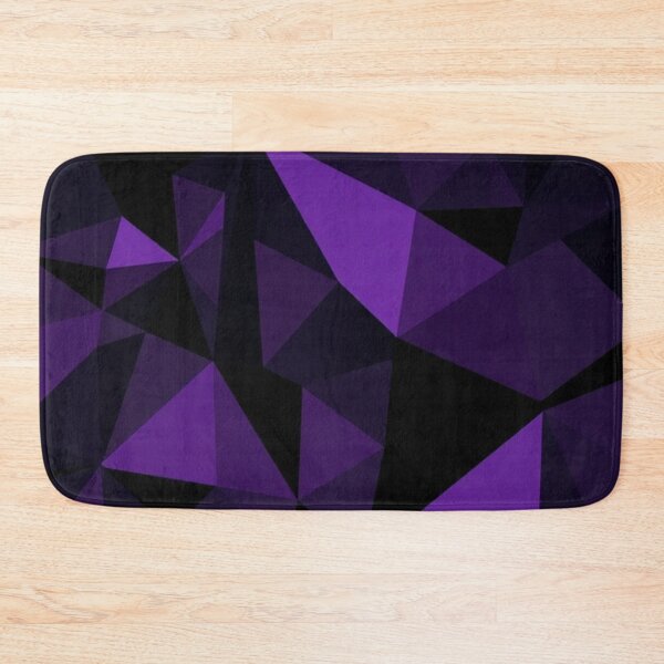 Item preview, Purple and Black polygonal pattern designed and sold by Cartoon Basketball.