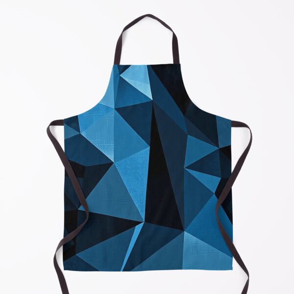 Item preview, Aqua and Black polygonal pattern designed and sold by Cartoon Basketball.