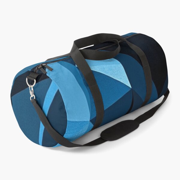 Item preview, Aqua and Black polygonal pattern designed and sold by Cartoon Basketball.