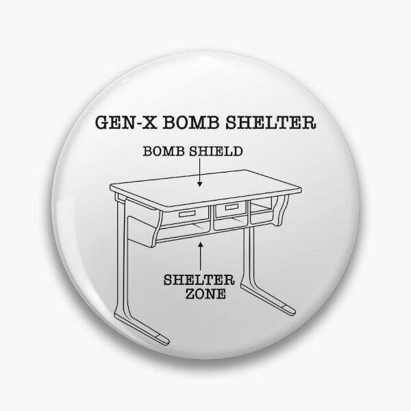 Item preview, Gen-X Bomb Shelter Funny Generation X Bomb Shelter Gear designed and sold by DynamicDesign.