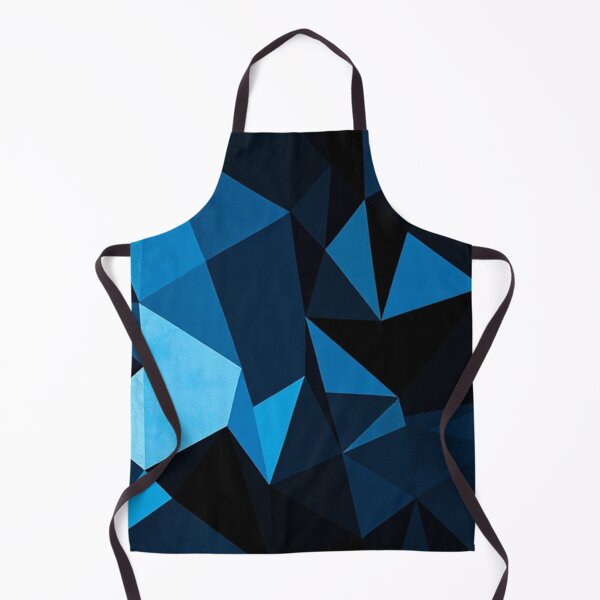 Item preview, Aqua and Black polygonal pattern designed and sold by Cartoon Basketball.