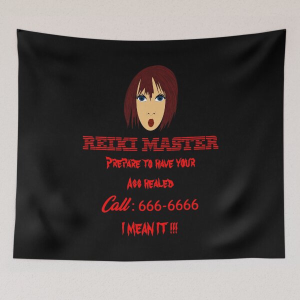 Item preview, Reiki Master Funny Hand Drawn Art  designed and sold by Lartheviking.