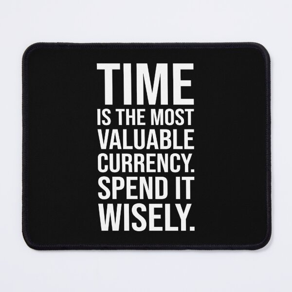 Item preview, Time Is Currency, Spend Wisely - Success Motivational designed and sold by chantastical.