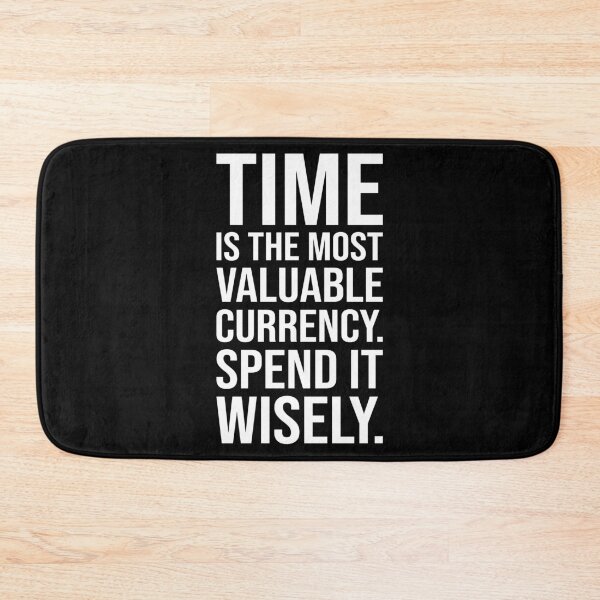 Item preview, Time Is Currency, Spend Wisely - Success Motivational designed and sold by chantastical.