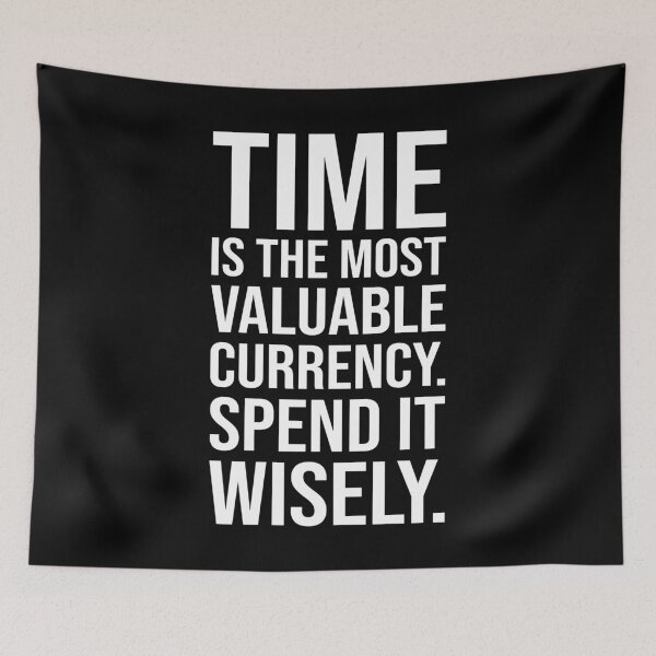 Item preview, Time Is Currency, Spend Wisely - Success Motivational designed and sold by chantastical.