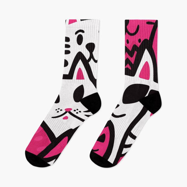 Item preview, Colorful Cat Chaos - Playful Pop Art Design designed and sold by Timegraf.