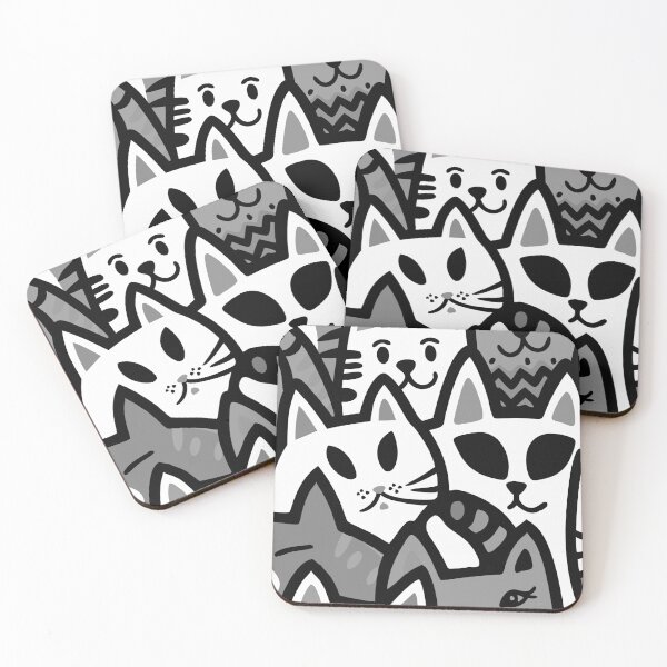 Item preview, Colorful Cat Chaos - Playful Pop Art Design designed and sold by Timegraf.