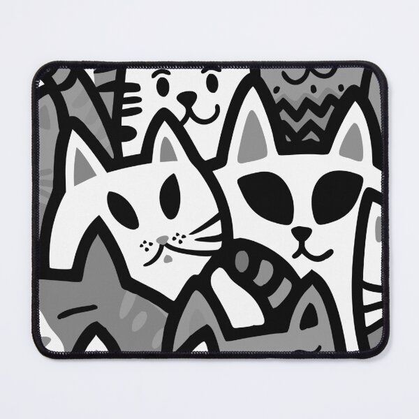 Item preview, Colorful Cat Chaos - Playful Pop Art Design designed and sold by Timegraf.