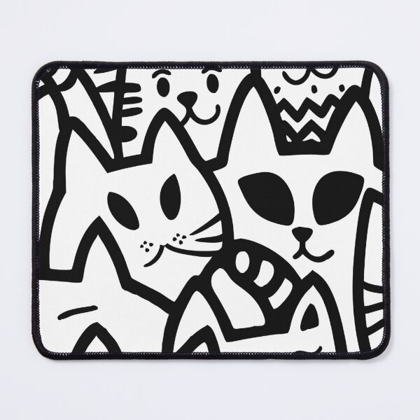 Item preview, Colorful Cat Chaos - Playful Pop Art Design designed and sold by Timegraf.