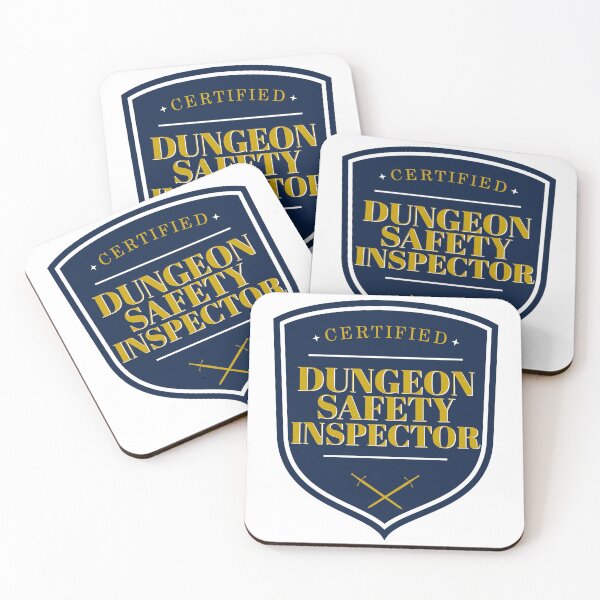 Item preview, Dungeon Safety Inspector designed and sold by megogilvie.