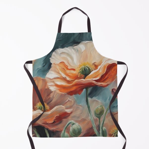 Item preview, Before the Rain Impasto Floral painting designed and sold by Glimmersmith.
