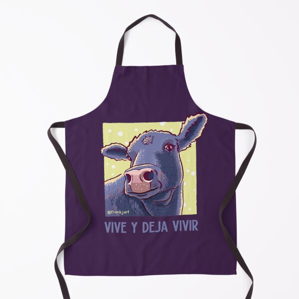 Item preview, Live and Let Live - Cute Cow - Spanish designed and sold by Frank J. Art.