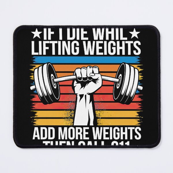 Item preview, If I Die While Lifting Weights - Funny Workout Gym Gift designed and sold by teeturle.
