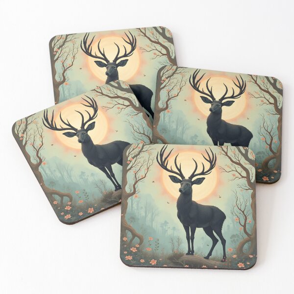 Item preview, Black Stag designed and sold by HabitableMoons.