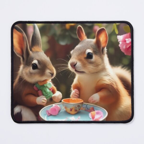 Item preview, furry friends tea party designed and sold by seahorse crossing.