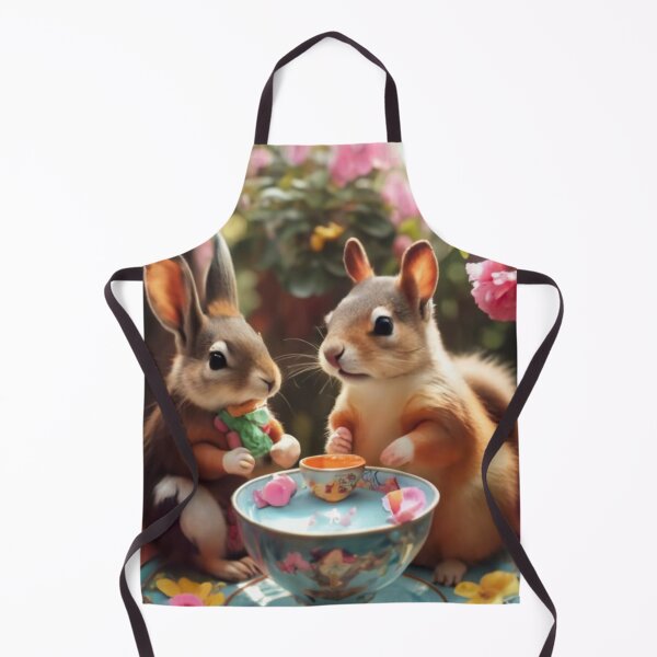 Item preview, furry friends tea party designed and sold by seahorse crossing.