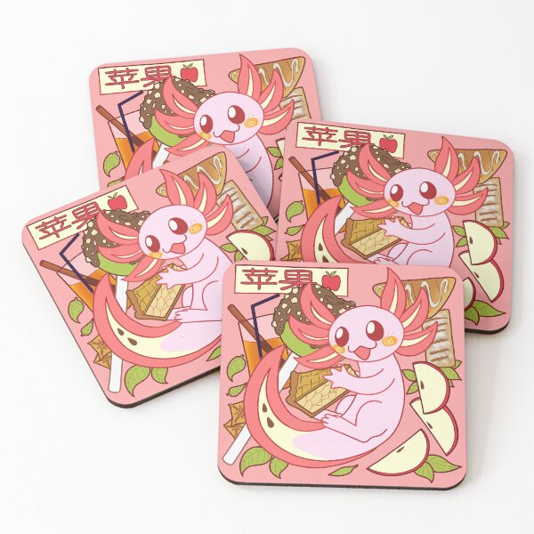 Item preview, Appleotl for Apple and Axolotl Lovers designed and sold by palletblossom.