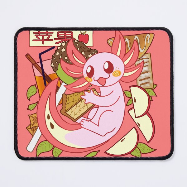 Item preview, Appleotl for Apple and Axolotl Lovers designed and sold by palletblossom.