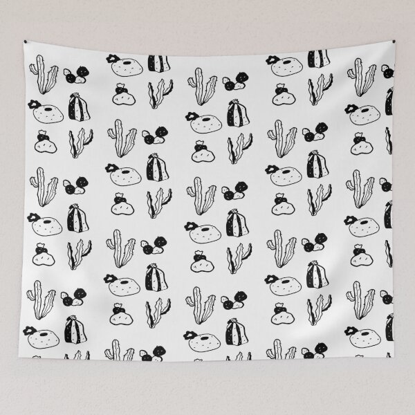 Item preview, Estética espinosa: arte con cactus en blanco y negro designed and sold by RM-Journey.