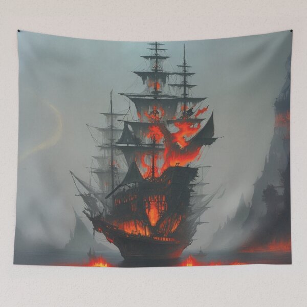 Item preview, Lost Ghost Pirate Ship designed and sold by TheCapulet.