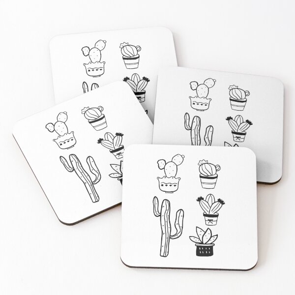 Item preview, Modern Cactus: Minimalist Line Art Collection designed and sold by RM-Journey.