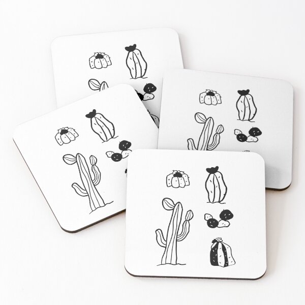 Item preview, Vida en el desierto: garabatos minimalistas de cactus designed and sold by RM-Journey.