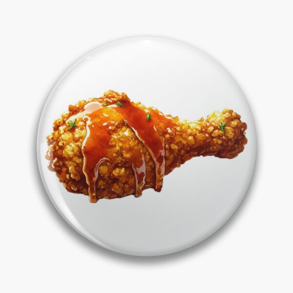 Item preview, Fried Chicken Drumstick Food Art designed and sold by Little Care Studio.