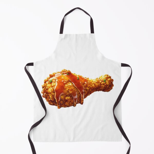 Item preview, Fried Chicken Drumstick Food Art designed and sold by Little Care Studio.