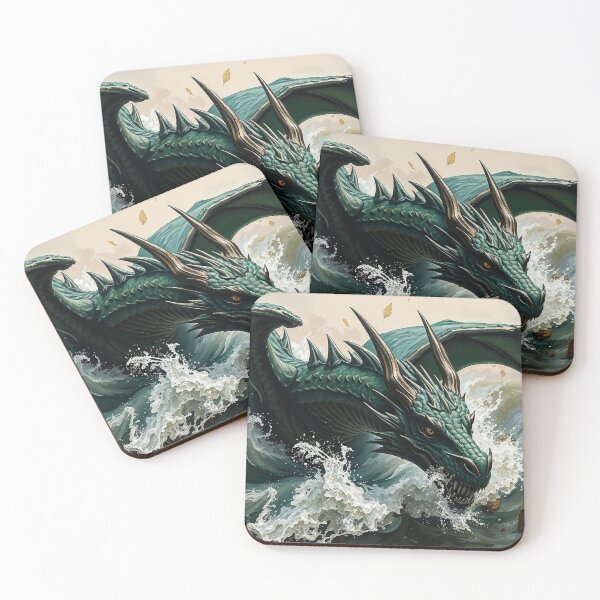 Item preview, Dragon Crash Lands in Lake designed and sold by Skye Ryan-Evans.