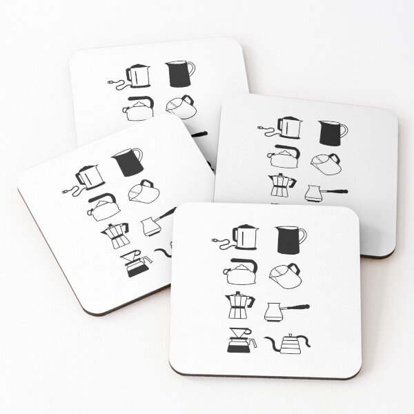 Item preview, Brewing Basics: Minimalist Coffee Line Art designed and sold by RM-Journey.