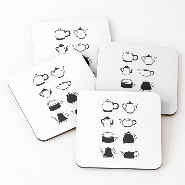 Item preview, Barista Dreams: Simple Black & White Coffee Illustrations designed and sold by RM-Journey.