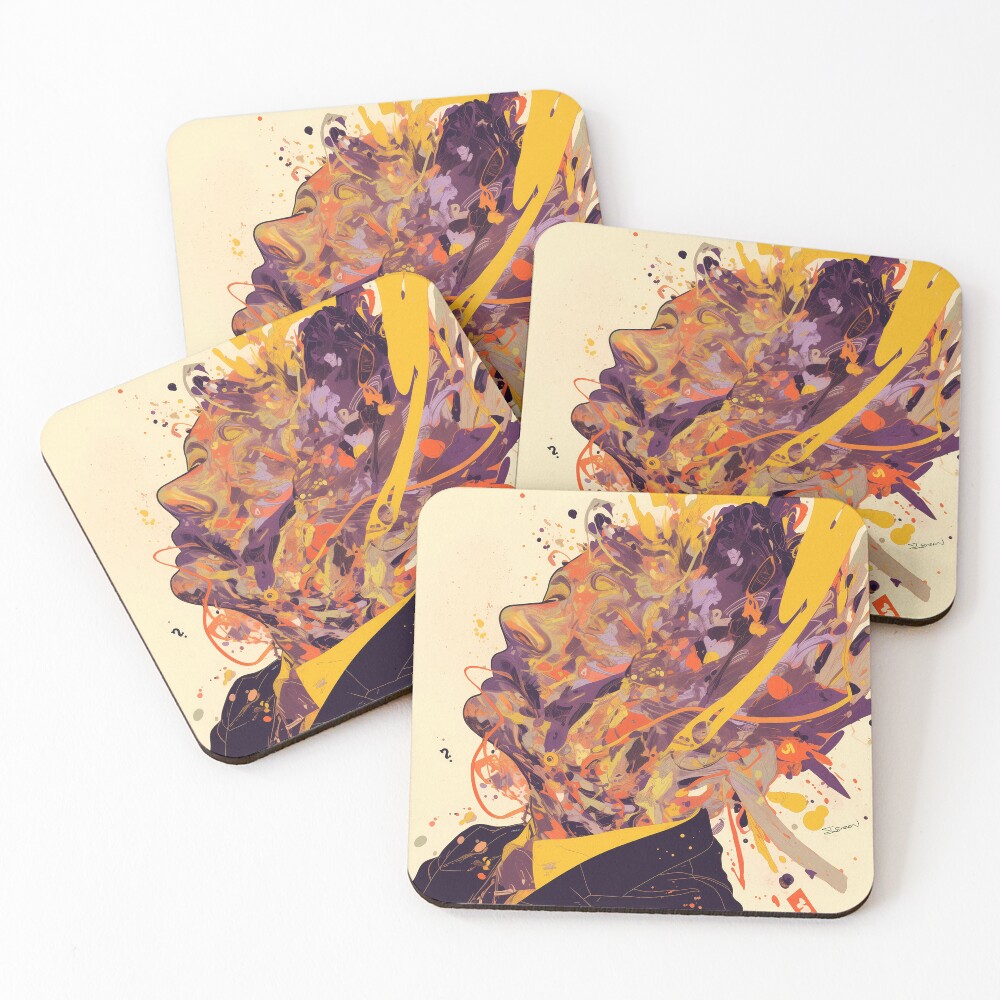 Item preview, Coasters (Set of 4) designed and sold by MakikoShop.