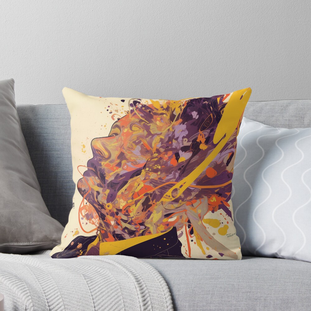 Item preview, Throw Pillow designed and sold by MakikoShop.