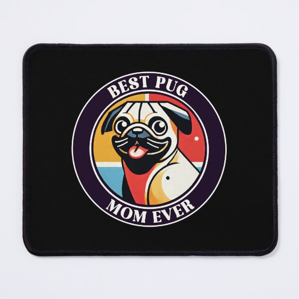 Item preview, Best Pug Mom Ever - Adorable Pug Lover Design designed and sold by Victor Shadehorn.