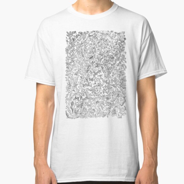 Tree of Life - Animal Evolution - Black and White Classic T-Shirt