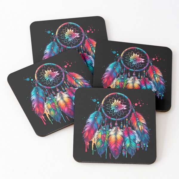 Item preview, Colorful Dream Catcher designed and sold by pikeprints.