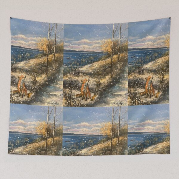 Item preview, Red Fox and Chimpmunk  designed and sold by Artdesrapides.