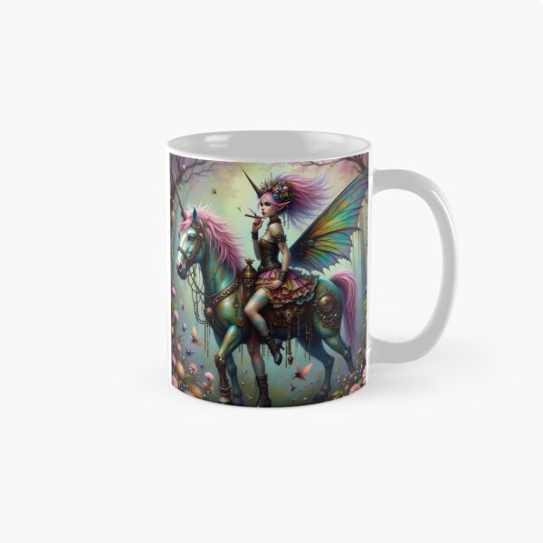 Item preview, Steampunk Unicorn and fairy designed and sold by KirstenStar.