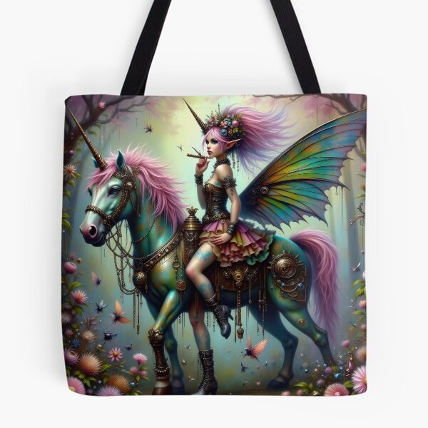 Item preview, Steampunk Unicorn and fairy designed and sold by KirstenStar.