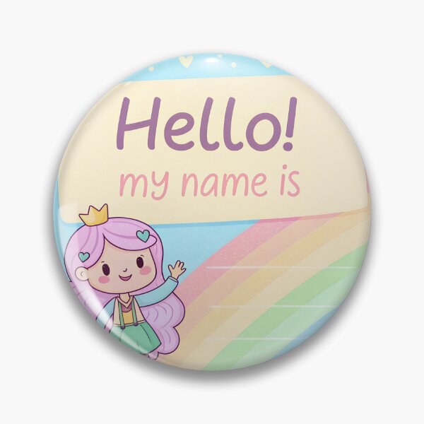 Item preview, Nametag for girls designed and sold by AhArtMe.