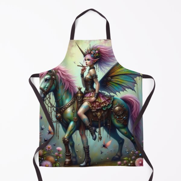 Item preview, Steampunk Unicorn and fairy designed and sold by KirstenStar.